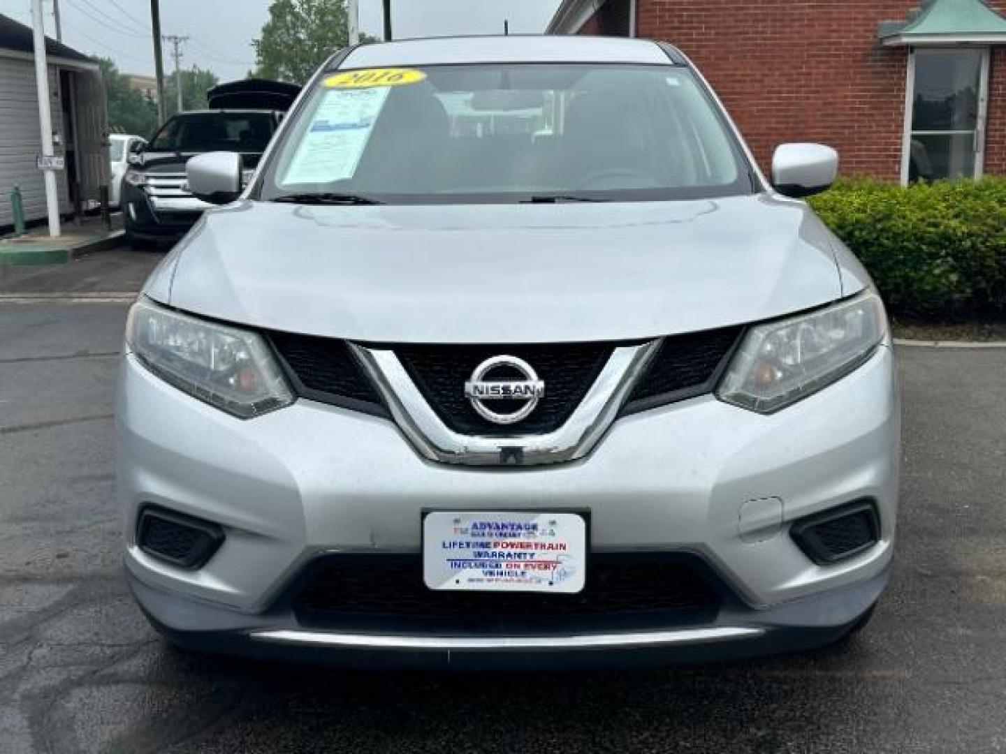 2016 Brilliant Silver Nissan Rogue S AWD (5N1AT2MV5GC) with an 2.5L L4 DOHC 16V engine, Continuously Variable Transmission transmission, located at 880 E. National Road, Vandalia, OH, 45377, (937) 908-9800, 39.892189, -84.181015 - Photo#1