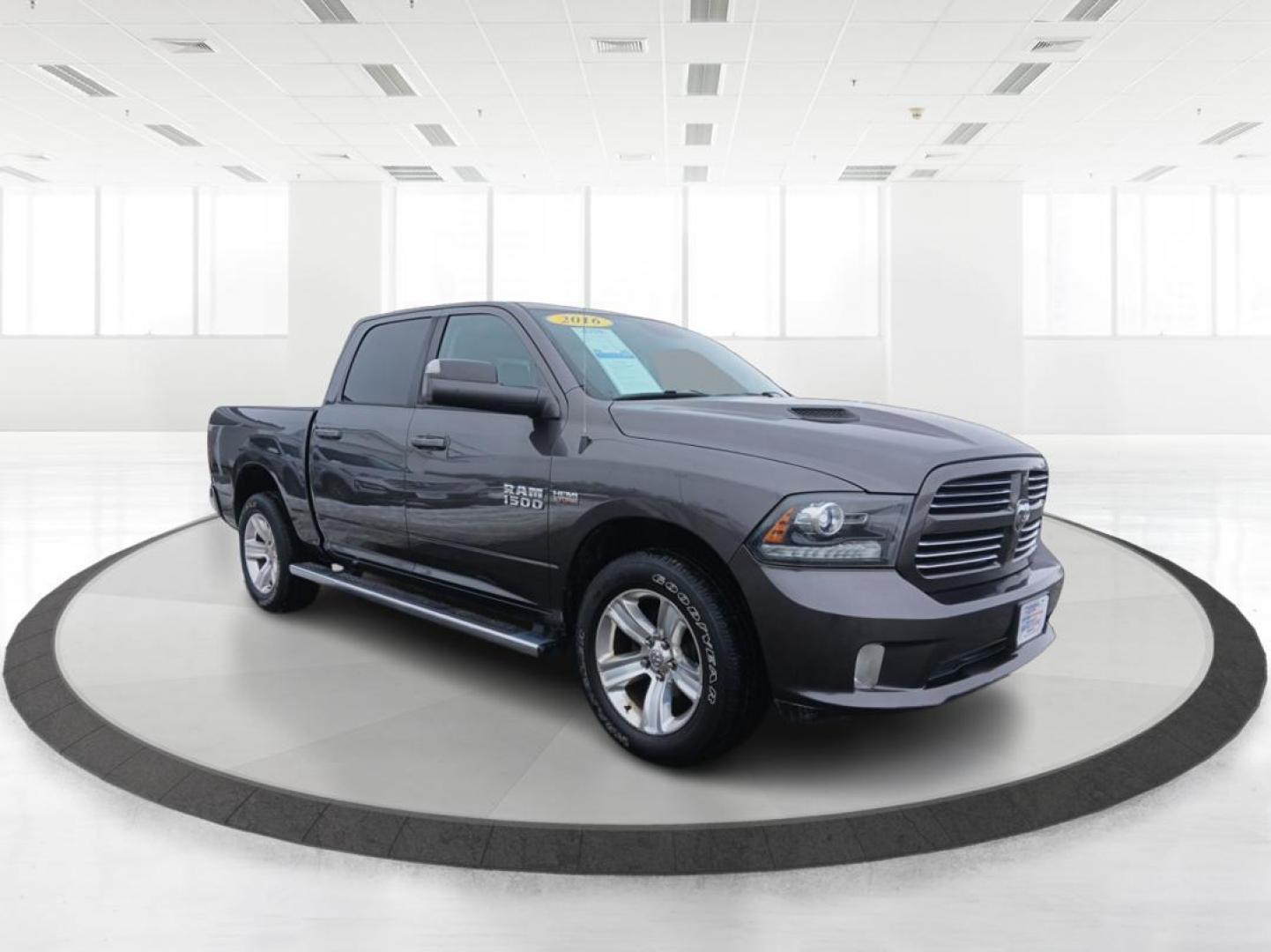 2016 RAM 1500 Sport Crew Cab SWB 4WD (1C6RR7MT8GS) with an 5.7L V8 OHV 16V engine, 8-Speed Automatic transmission, located at 1184 Kauffman Ave, Fairborn, OH, 45324, (937) 908-9800, 39.807072, -84.030914 - 2016 RAM 1500 Sport Crew Cab SWB 4WD - Photo#0