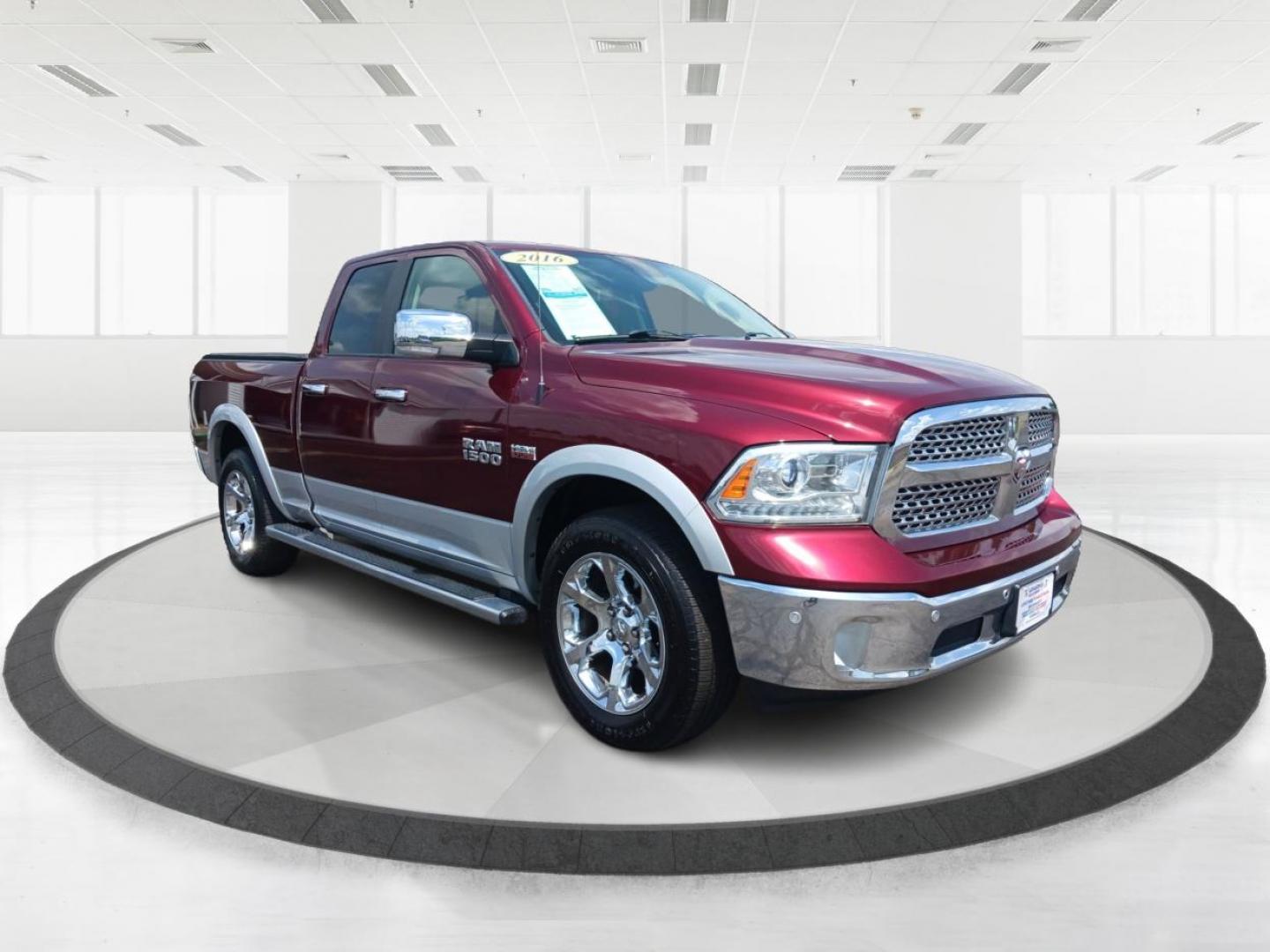 2016 Flame Red Clear Coat RAM 1500 (1C6RR7JT9GS) with an 5.7L V8 OHV 16V engine, 8-Speed Automatic transmission, located at 1230 East Main St, Xenia, OH, 45385, (937) 908-9800, 39.687321, -83.910294 - Photo#0