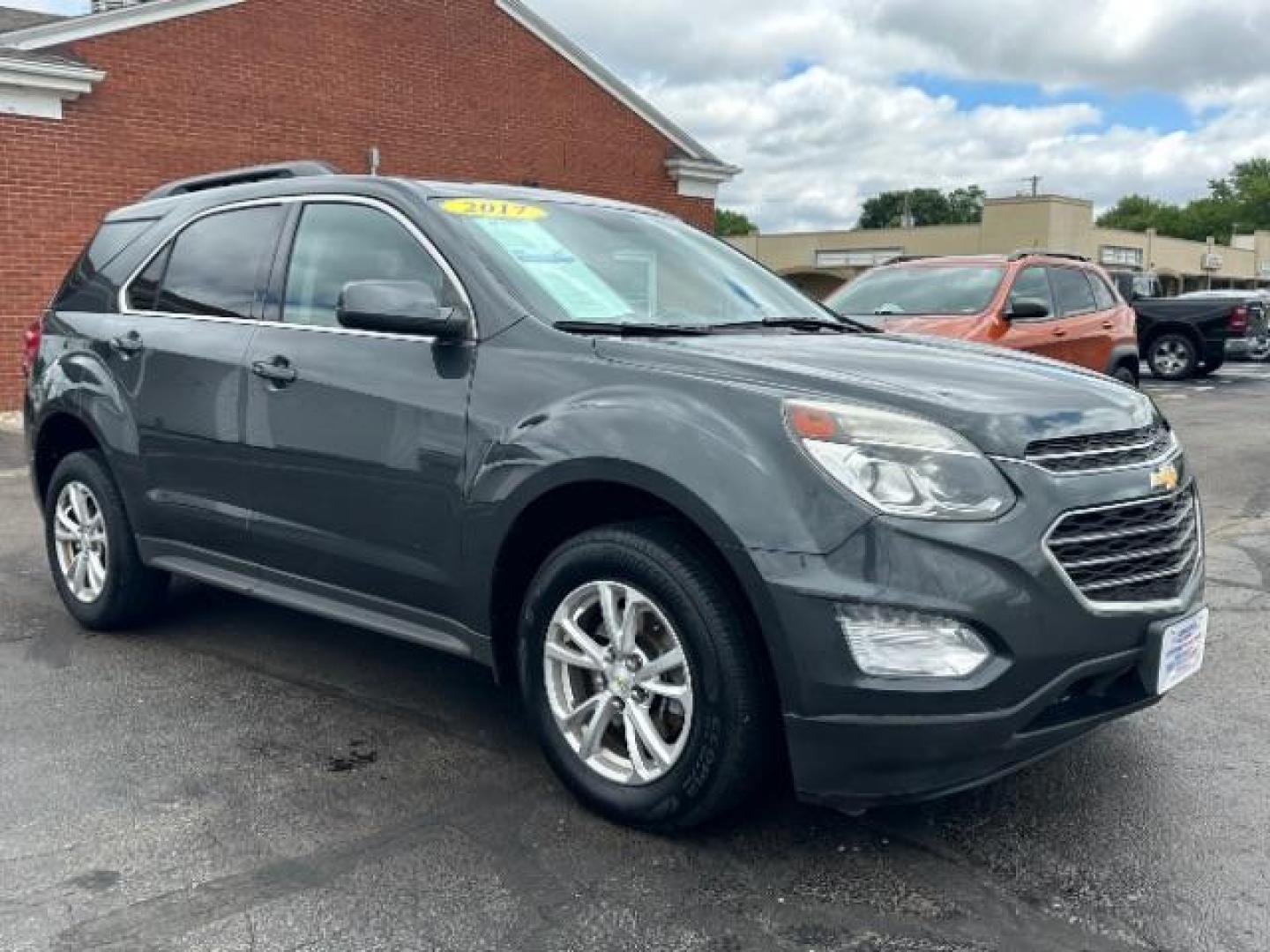 2017 Nightfall Gray Metallic Chevrolet Equinox LT 2WD (2GNALCEK5H1) with an 2.4L L4 DOHC 16V FFV engine, 6-Speed Automatic transmission, located at 880 E. National Road, Vandalia, OH, 45377, (937) 908-9800, 39.892189, -84.181015 - Photo#0