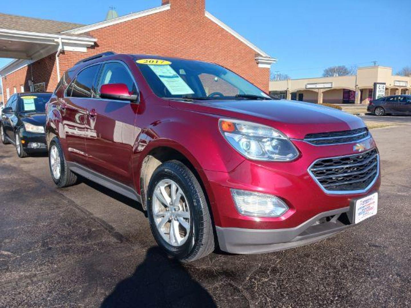 2017 Siren Red Tintcoat Chevrolet Equinox LT AWD (2GNFLFEKXH6) with an 2.4L L4 DOHC 16V FFV engine, 6-Speed Automatic transmission, located at 880 E. National Road, Vandalia, OH, 45377, (937) 908-9800, 39.892189, -84.181015 - Photo#0