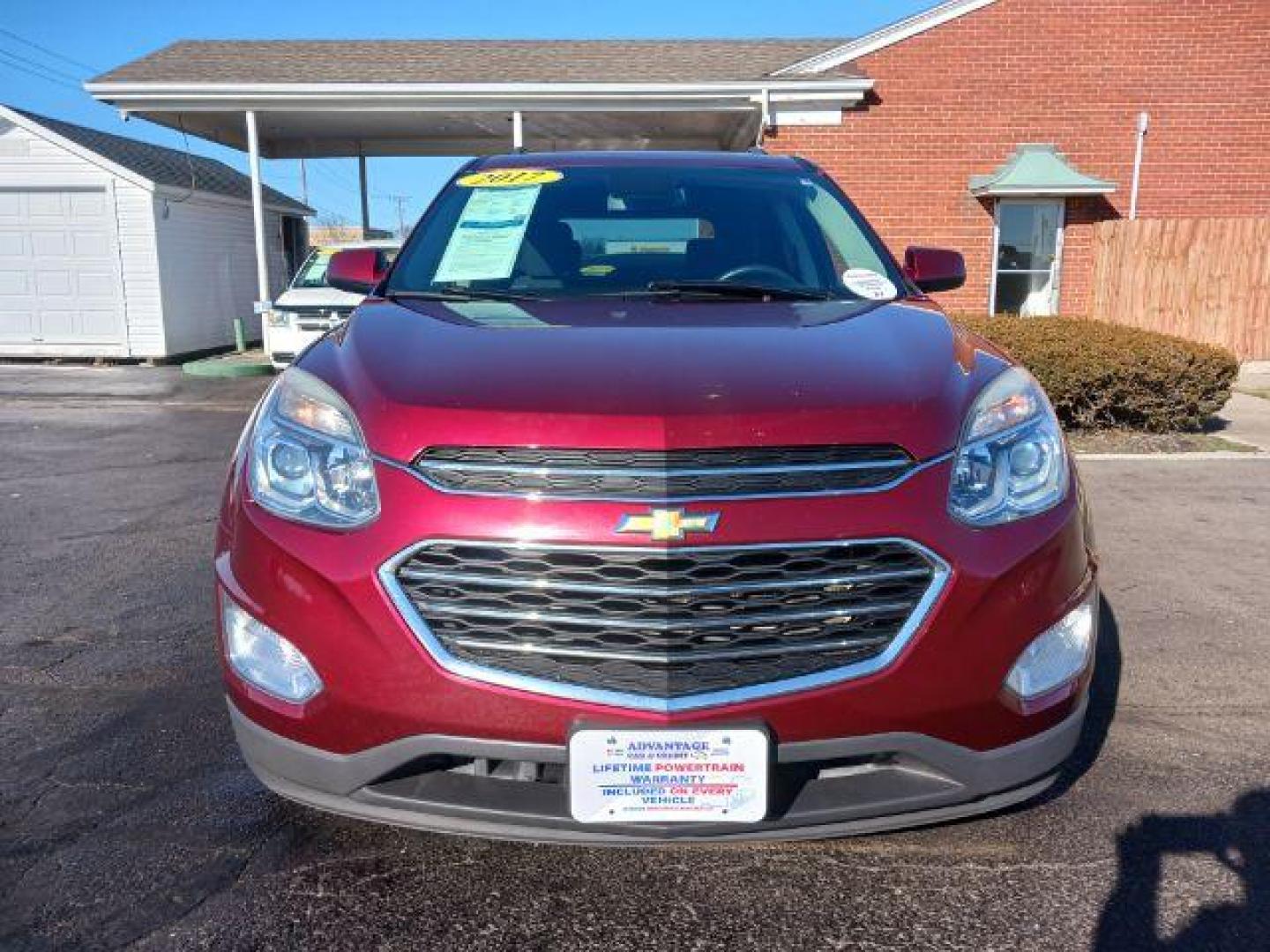 2017 Siren Red Tintcoat Chevrolet Equinox LT AWD (2GNFLFEKXH6) with an 2.4L L4 DOHC 16V FFV engine, 6-Speed Automatic transmission, located at 880 E. National Road, Vandalia, OH, 45377, (937) 908-9800, 39.892189, -84.181015 - Photo#1