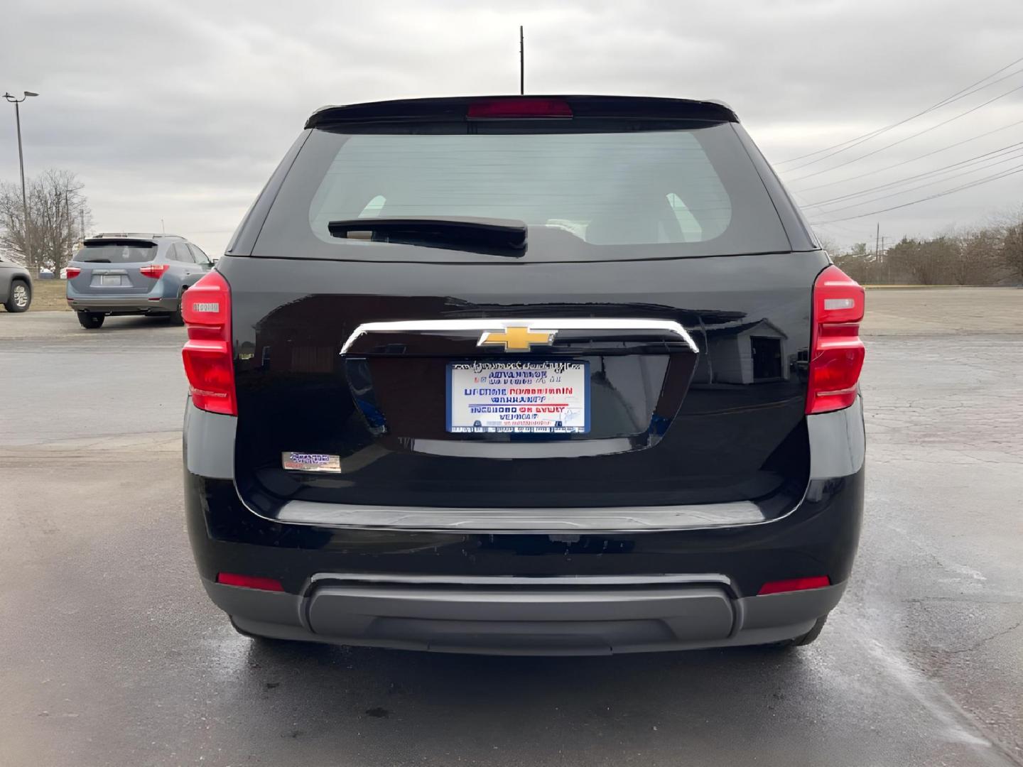 2017 Black Chevrolet Equinox LS 2WD (2GNALBEK2H1) with an 2.4L L4 DOHC 16V FFV engine, 6A transmission, located at 880 E. National Road, Vandalia, OH, 45377, (937) 908-9800, 39.892189, -84.181015 - Photo#4