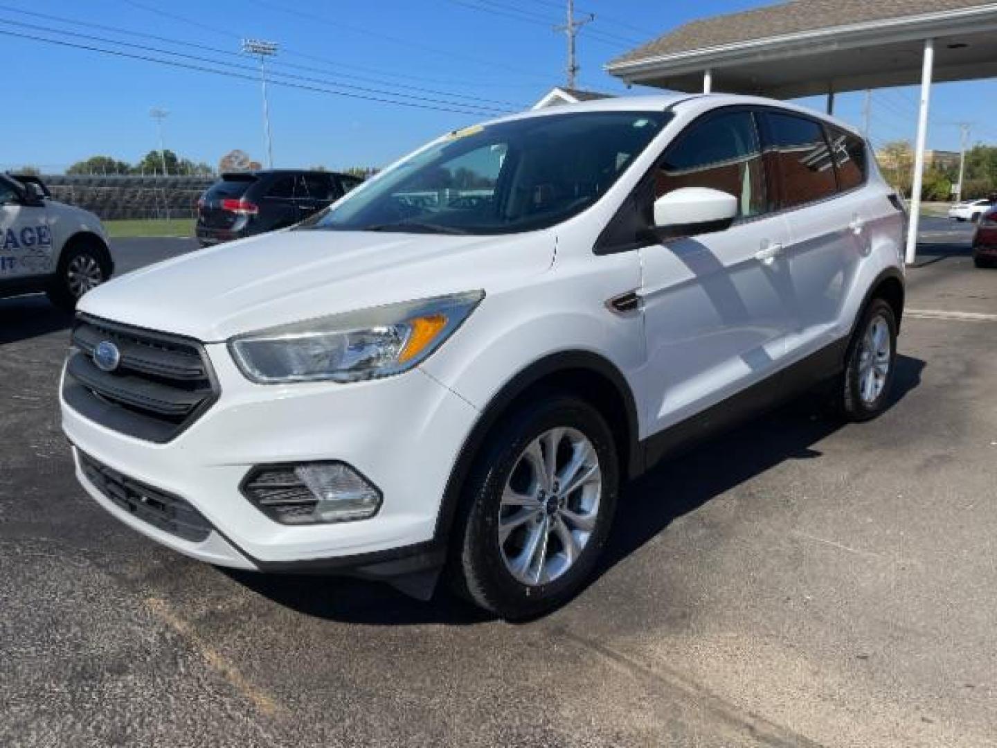 2017 White Platinum Tri-Coat Metallic Ford Escape SE FWD (1FMCU0GD1HU) with an 1.5L L4 DOHC 16V engine, 6-Speed Automatic transmission, located at 880 E. National Road, Vandalia, OH, 45377, (937) 908-9800, 39.892189, -84.181015 - Photo#1