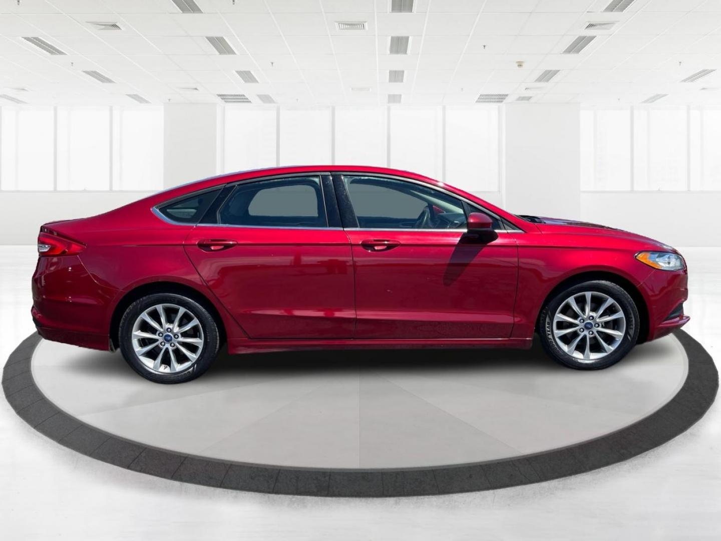 2017 Ruby Red Metallic Tinted Clearcoat Ford Fusion SE (3FA6P0H74HR) with an 2.5L L4 DOHC 16V engine, 6-Speed Automatic transmission, located at 1951 S Dayton Lakeview Rd., New Carlisle, OH, 45344, (937) 908-9800, 39.890999, -84.050255 - Photo#1