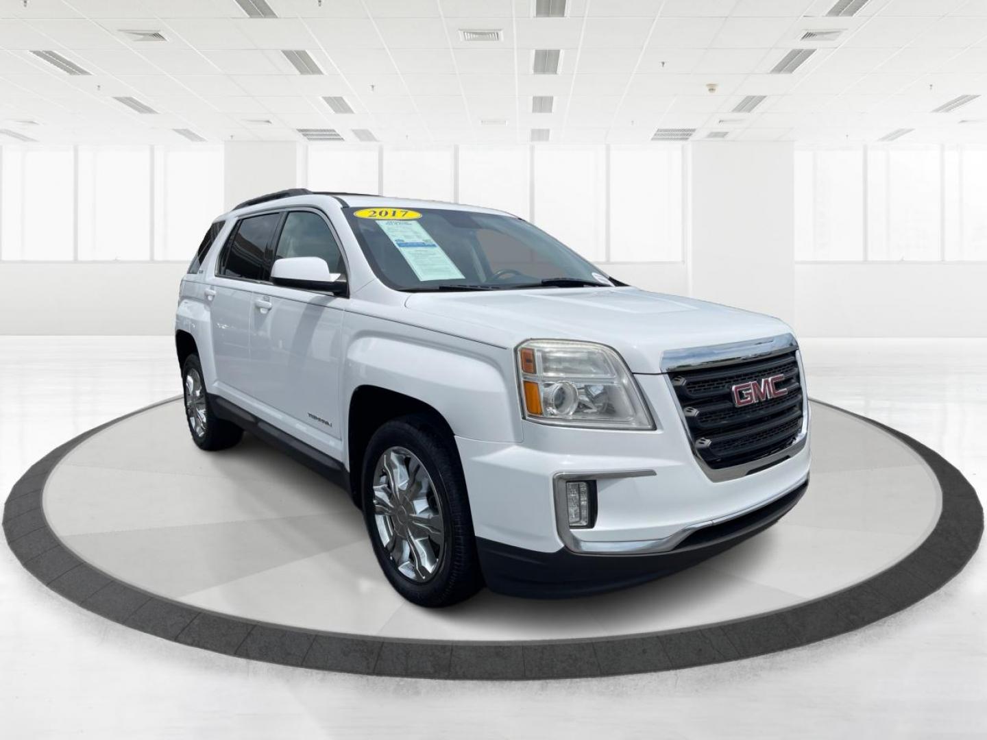 2017 Summit White GMC Terrain SLE2 AWD (2GKFLTEK5H6) with an 2.4L L4 DOHC 16V engine, 6A transmission, located at 1230 East Main St, Xenia, OH, 45385, (937) 908-9800, 39.687321, -83.910294 - Photo#0