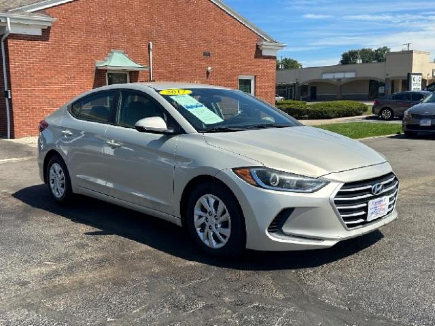 2017 Mineral Beige Pearl Hyundai Elantra SE 6AT (5NPD74LF7HH) with an 1.8L L4 DOHC 16V engine, 6-Speed Automatic transmission, located at 1230 East Main St, Xenia, OH, 45385, (937) 908-9800, 39.687321, -83.910294 - Photo#0