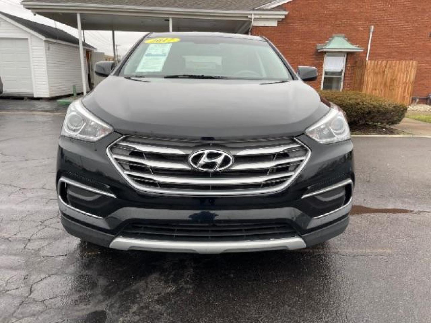 2017 Twilight Black Hyundai Santa Fe Sport 2.4 FWD (5XYZT3LBXHG) with an 2.4L L4 DOHC 16V engine, 6-Speed Automatic transmission, located at 1230 East Main St, Xenia, OH, 45385, (937) 908-9800, 39.687321, -83.910294 - Photo#5