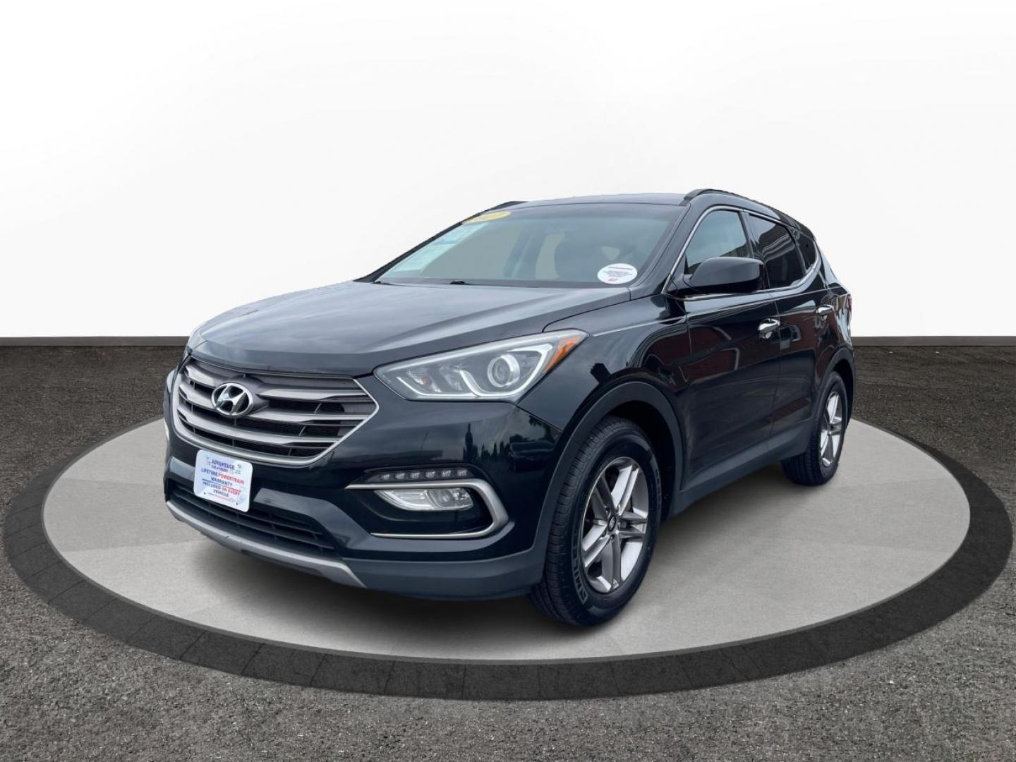 2017 Twilight Black Hyundai Santa Fe Sport 2.4 FWD (5NMZU3LB5HH) with an 2.4L L4 DOHC 16V engine, 6-Speed Automatic transmission, located at 1184 Kauffman Ave, Fairborn, OH, 45324, (937) 908-9800, 39.807365, -84.029114 - Photo#7