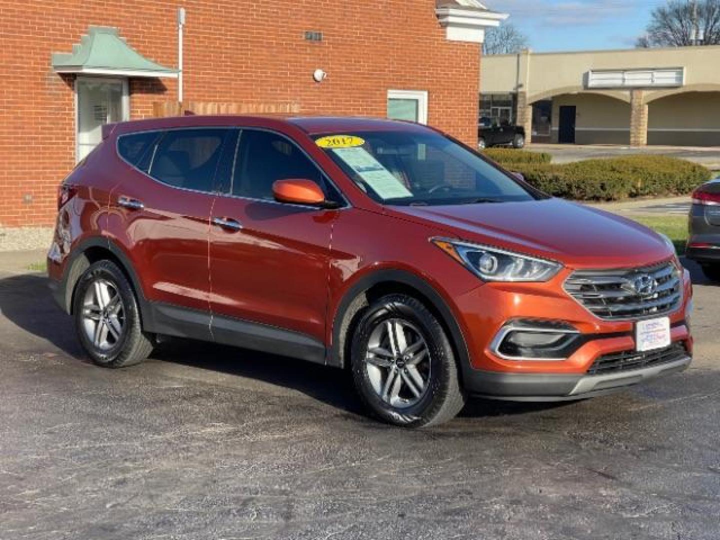 2017 Canyon Copper Hyundai Santa Fe Sport 2.4 FWD (5XYZT3LB8HG) with an 2.4L L4 DOHC 16V engine, 6-Speed Automatic transmission, located at 1230 East Main St, Xenia, OH, 45385, (937) 908-9800, 39.687321, -83.910294 - Photo#0