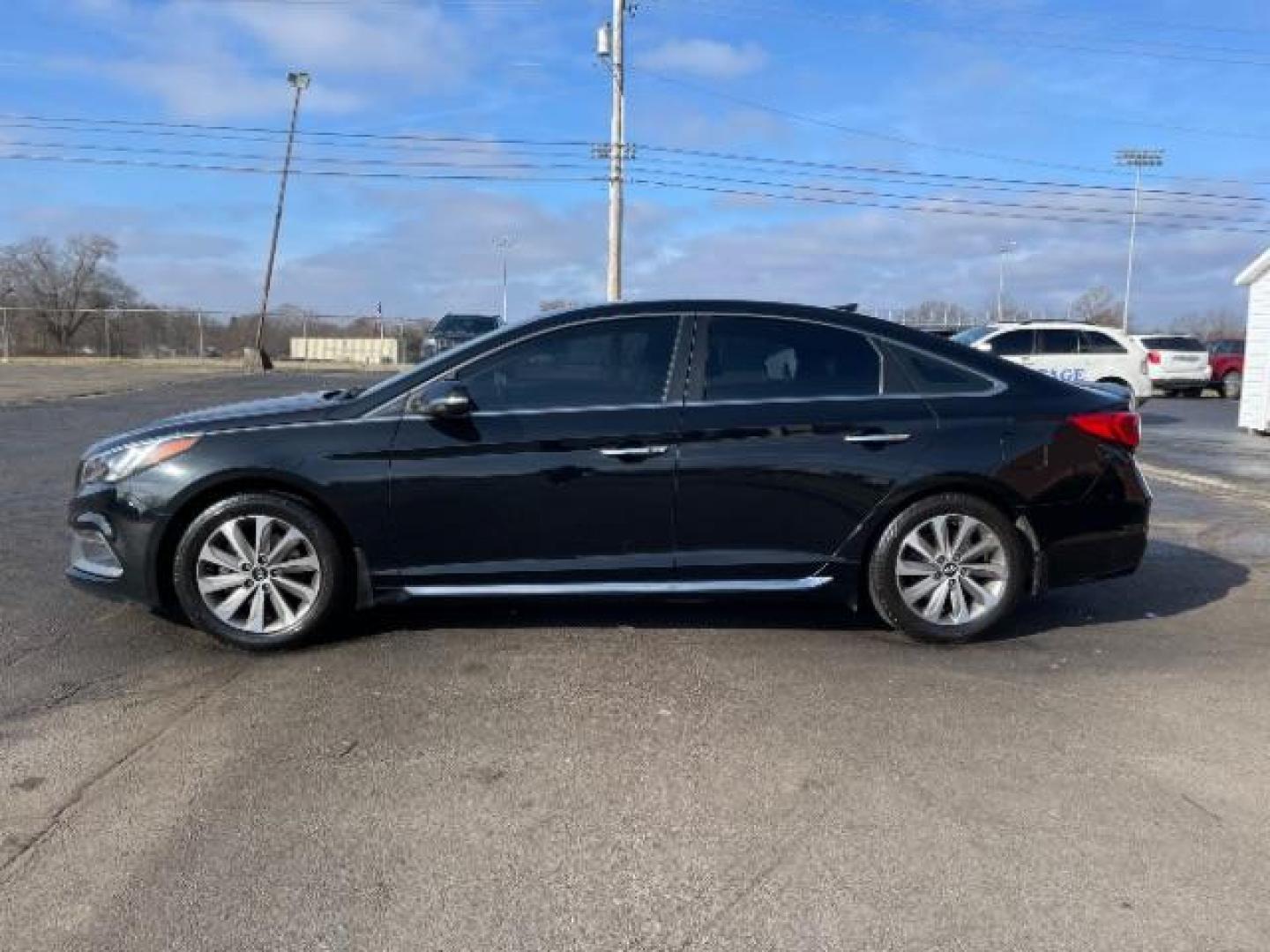 2017 Phantom Black Hyundai Sonata Sport (5NPE34AF3HH) with an 2.4L L4 DOHC 16V engine, 6-Speed Automatic transmission, located at 1951 S Dayton Lakeview Rd., New Carlisle, OH, 45344, (937) 908-9800, 39.890999, -84.050255 - Photo#2