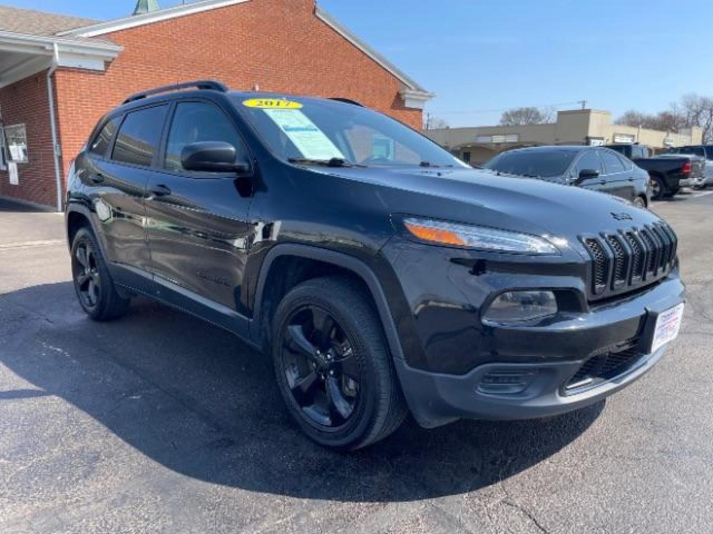 2017 DB Black Pearl Coat Jeep Cherokee Sport 4WD (1C4PJMAB8HW) with an 2.4L L4 DOHC 16V engine, 9-Speed Automatic transmission, located at 1099 N County Rd 25A, OH, 45373, (937) 908-9800, 40.057079, -84.212883 - Photo#0