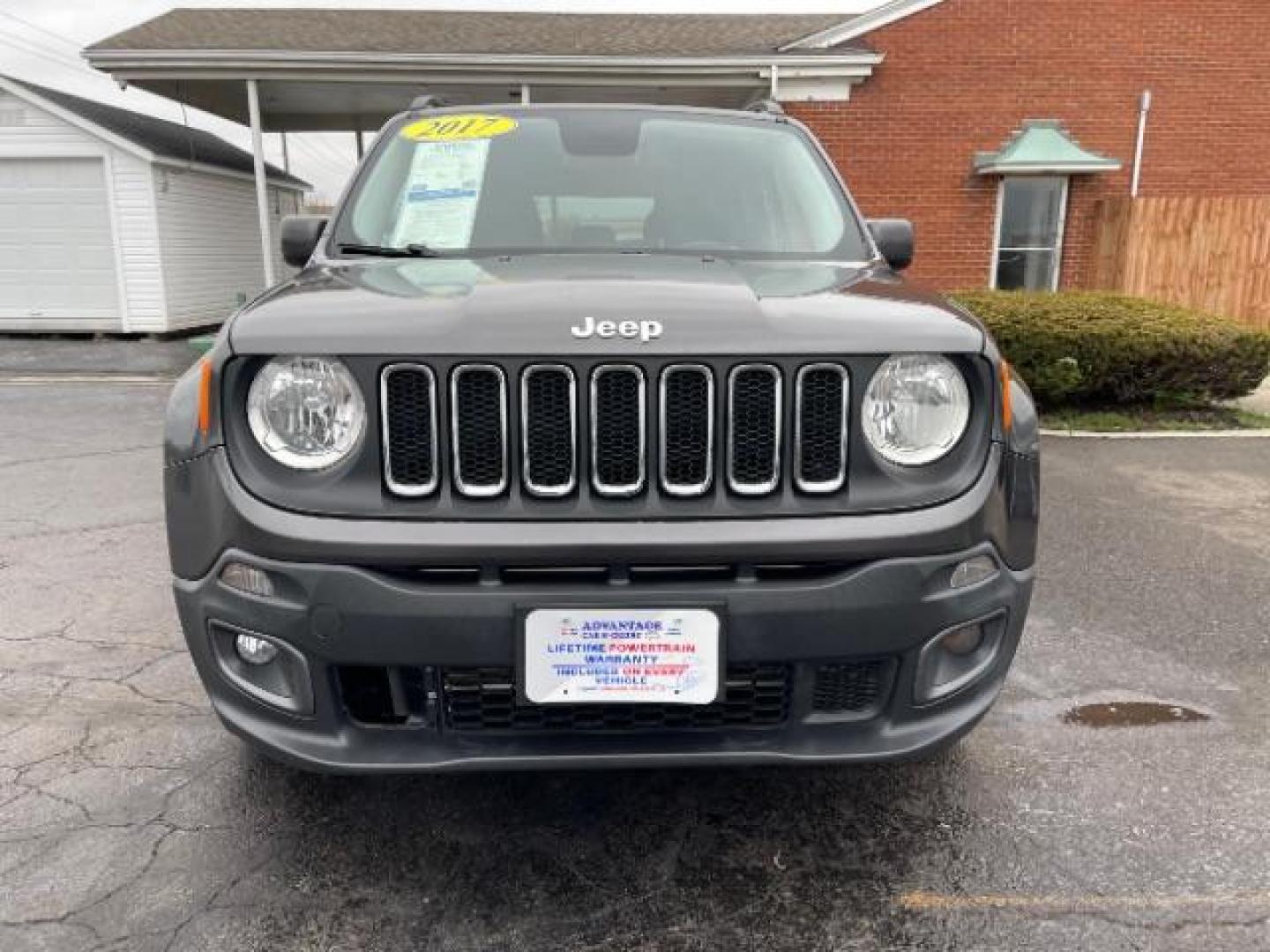 2017 Granite Crystal Metallic Clear Coat Jeep Renegade Latitude 4WD (ZACCJBBB6HP) with an 2.4L L4 DOHC 16V engine, 6-Speed Manual transmission, located at 1099 N County Rd 25A, OH, 45373, (937) 908-9800, 40.057079, -84.212883 - Photo#2