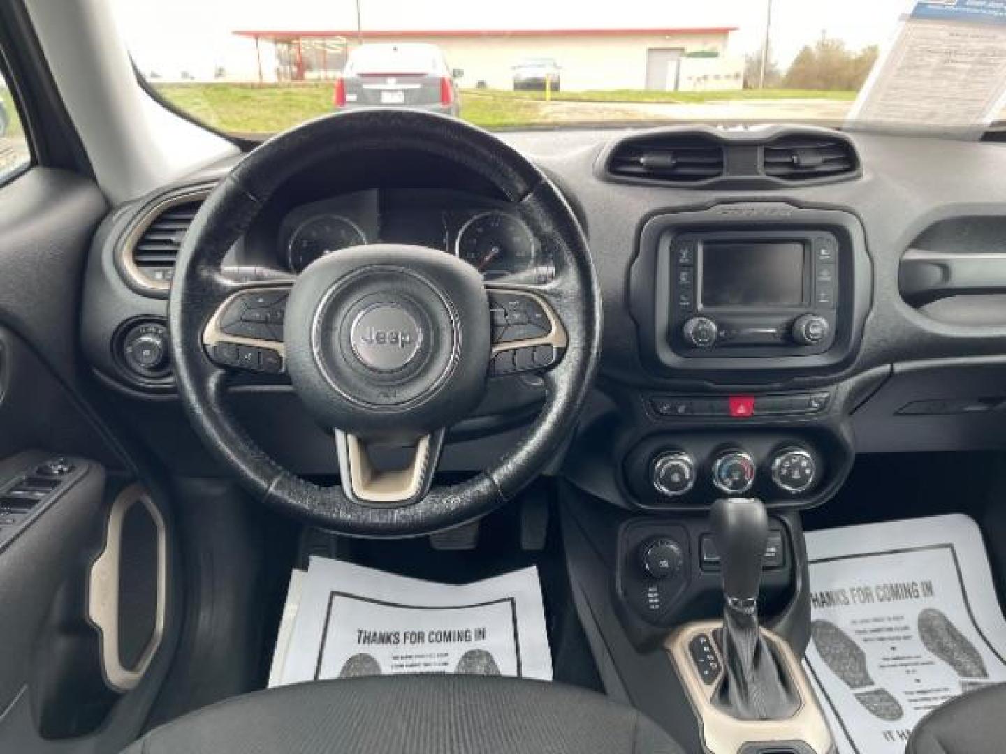 2017 Granite Crystal Metallic Clear Coat Jeep Renegade Latitude 4WD (ZACCJBBB6HP) with an 2.4L L4 DOHC 16V engine, 6-Speed Manual transmission, located at 1099 N County Rd 25A, OH, 45373, (937) 908-9800, 40.057079, -84.212883 - Photo#7