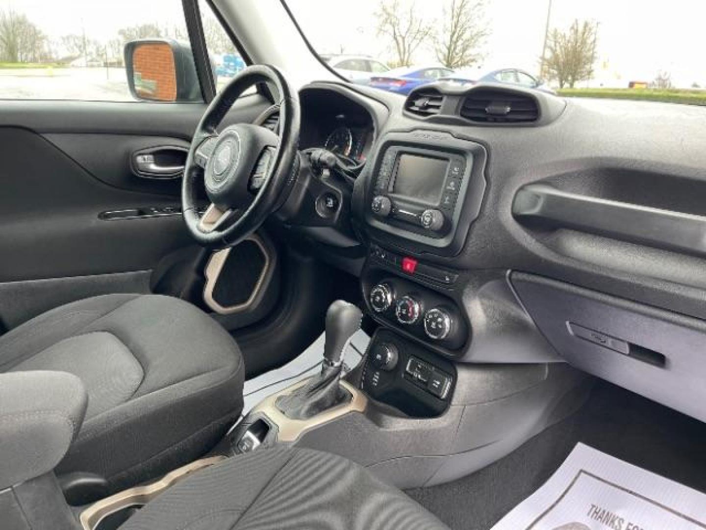 2017 Granite Crystal Metallic Clear Coat Jeep Renegade Latitude 4WD (ZACCJBBB6HP) with an 2.4L L4 DOHC 16V engine, 6-Speed Manual transmission, located at 1099 N County Rd 25A, OH, 45373, (937) 908-9800, 40.057079, -84.212883 - Photo#8