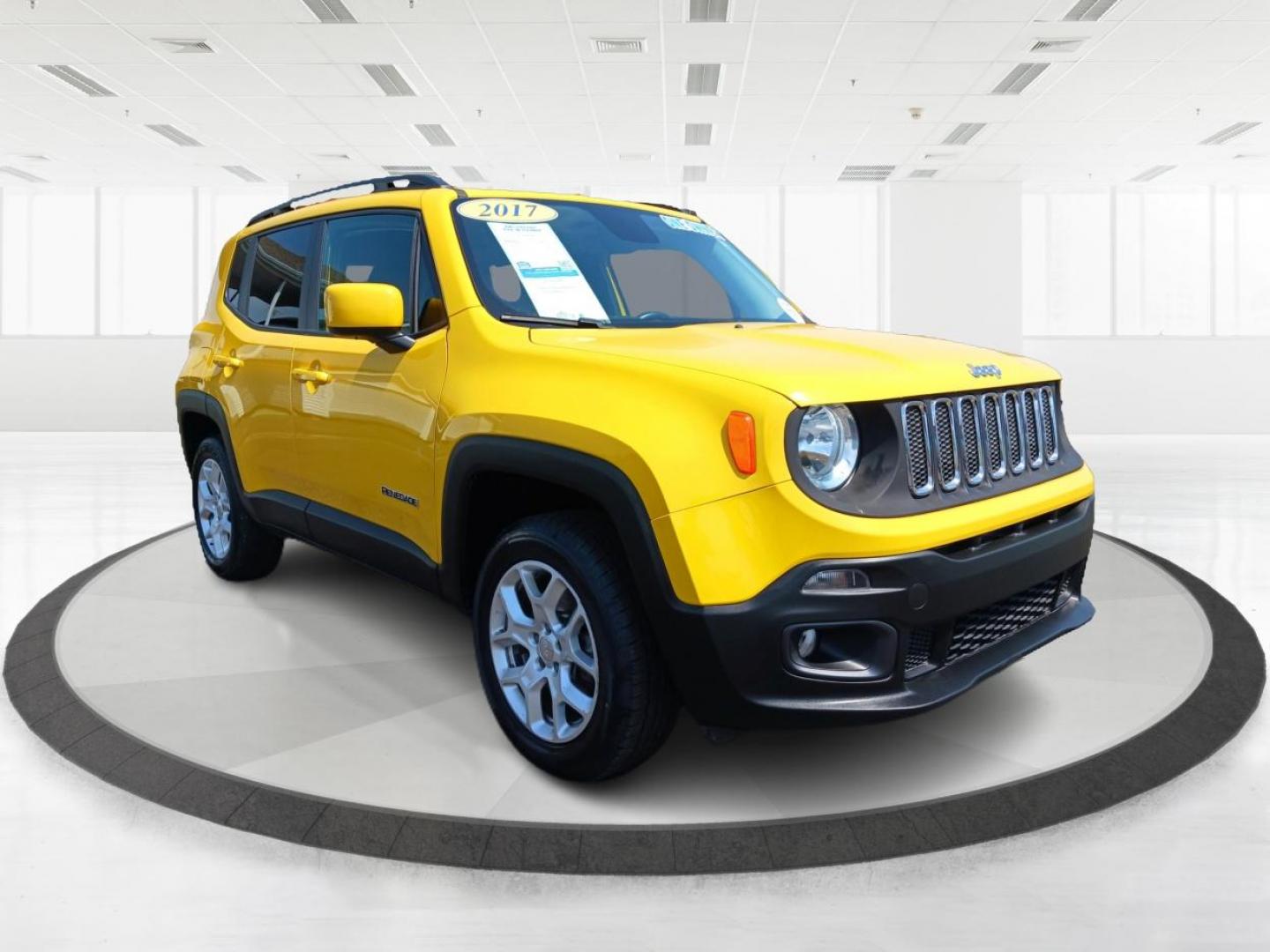 2017 Solar Yellow Jeep Renegade Latitude 4WD (ZACCJBBB8HP) with an 2.4L L4 DOHC 16V engine, 6-Speed Manual transmission, located at 1951 S Dayton Lakeview Rd., New Carlisle, OH, 45344, (937) 908-9800, 39.890999, -84.050255 - Photo#0