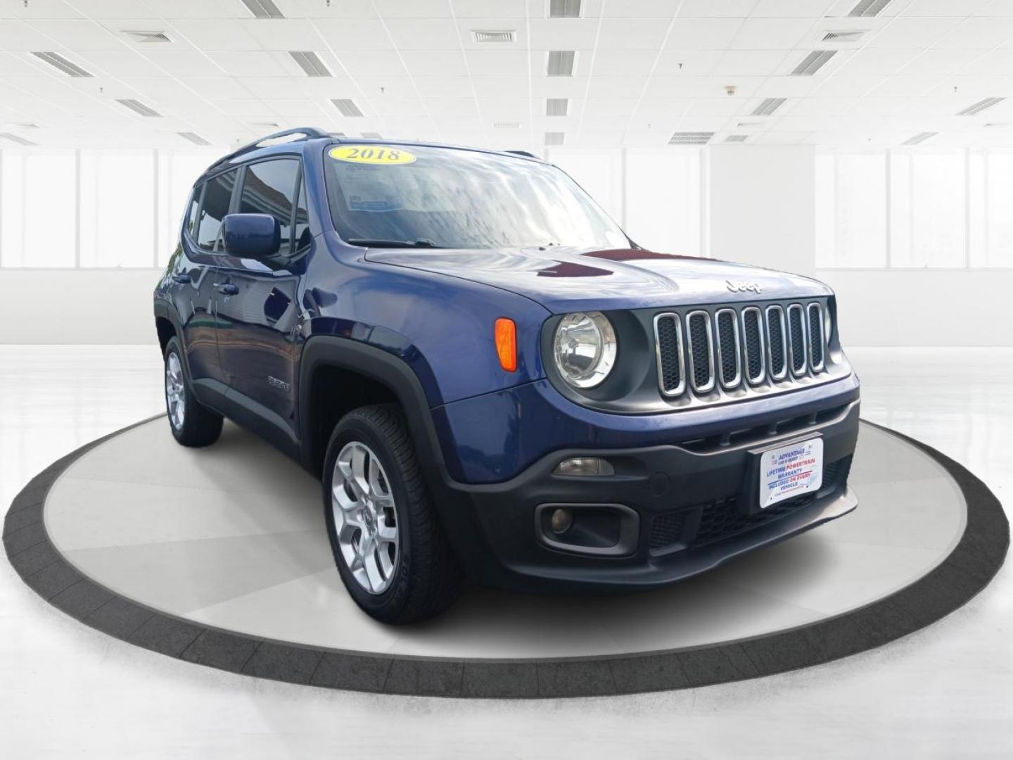 2018 /Black, premium cloth Jeep Renegade Latitude 4WD (ZACCJBBB6JP) with an 2.4L L4 DOHC 16V engine, Automatic transmission, located at 1230 East Main St, Xenia, OH, 45385, (937) 908-9800, 39.688026, -83.910172 - 2018 Jeep Renegade Latitude 4WD - Photo#0