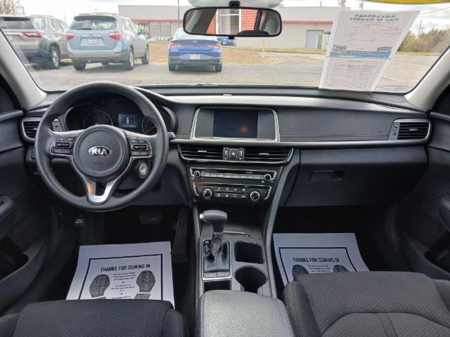 2018 Sangria Kia Optima LX (5XXGT4L34JG) with an 2.4L L4 DOHC 16V engine, 6-Speed Automatic transmission, located at 880 E. National Road, Vandalia, OH, 45377, (937) 908-9800, 39.892189, -84.181015 - Photo#7