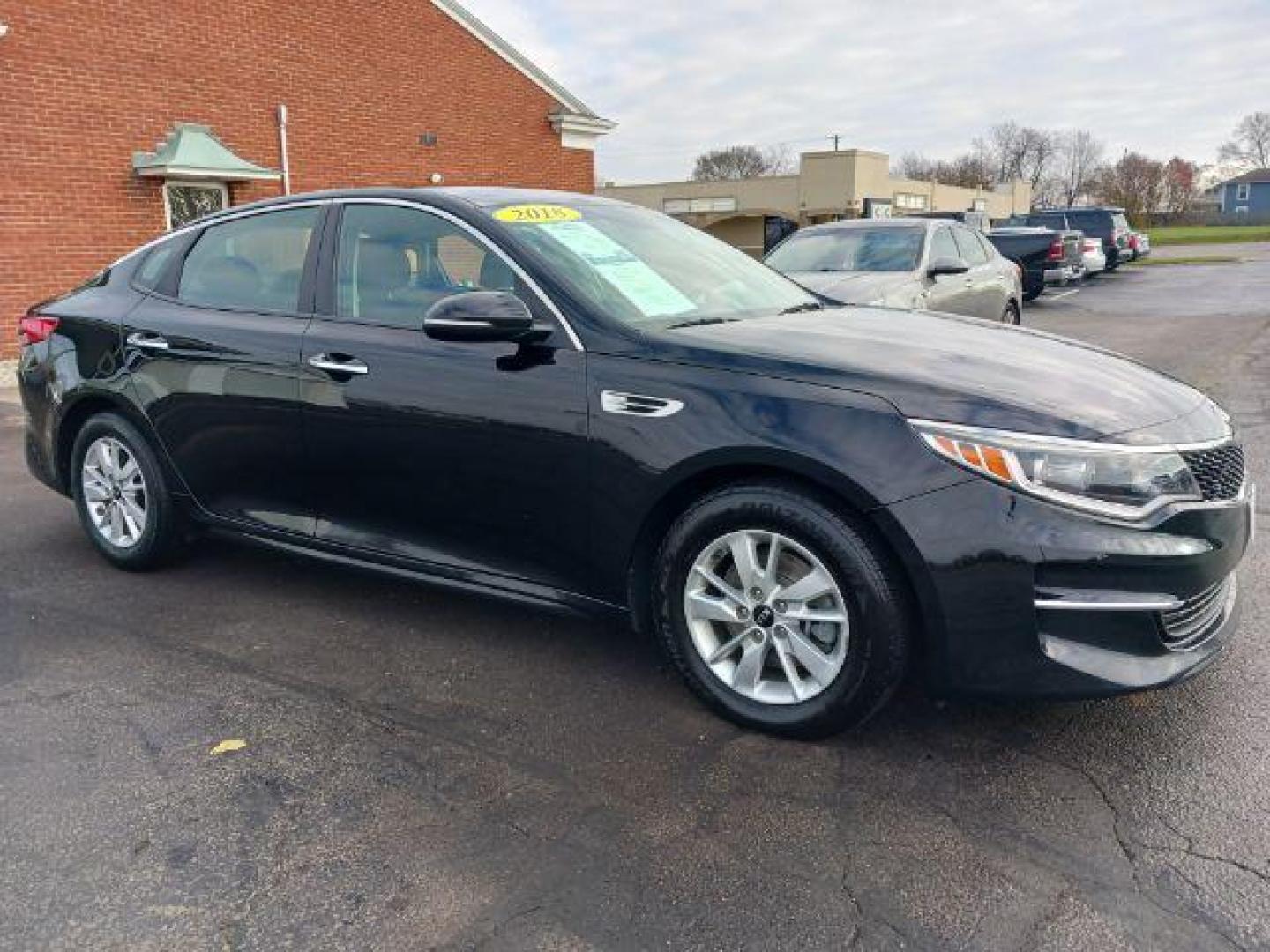 2018 Aurora Black Pearl Kia Optima LX (5XXGT4L36JG) with an 2.4L L4 DOHC 16V engine, 6-Speed Automatic transmission, located at 1951 S Dayton Lakeview Rd., New Carlisle, OH, 45344, (937) 908-9800, 39.890999, -84.050255 - Photo#0