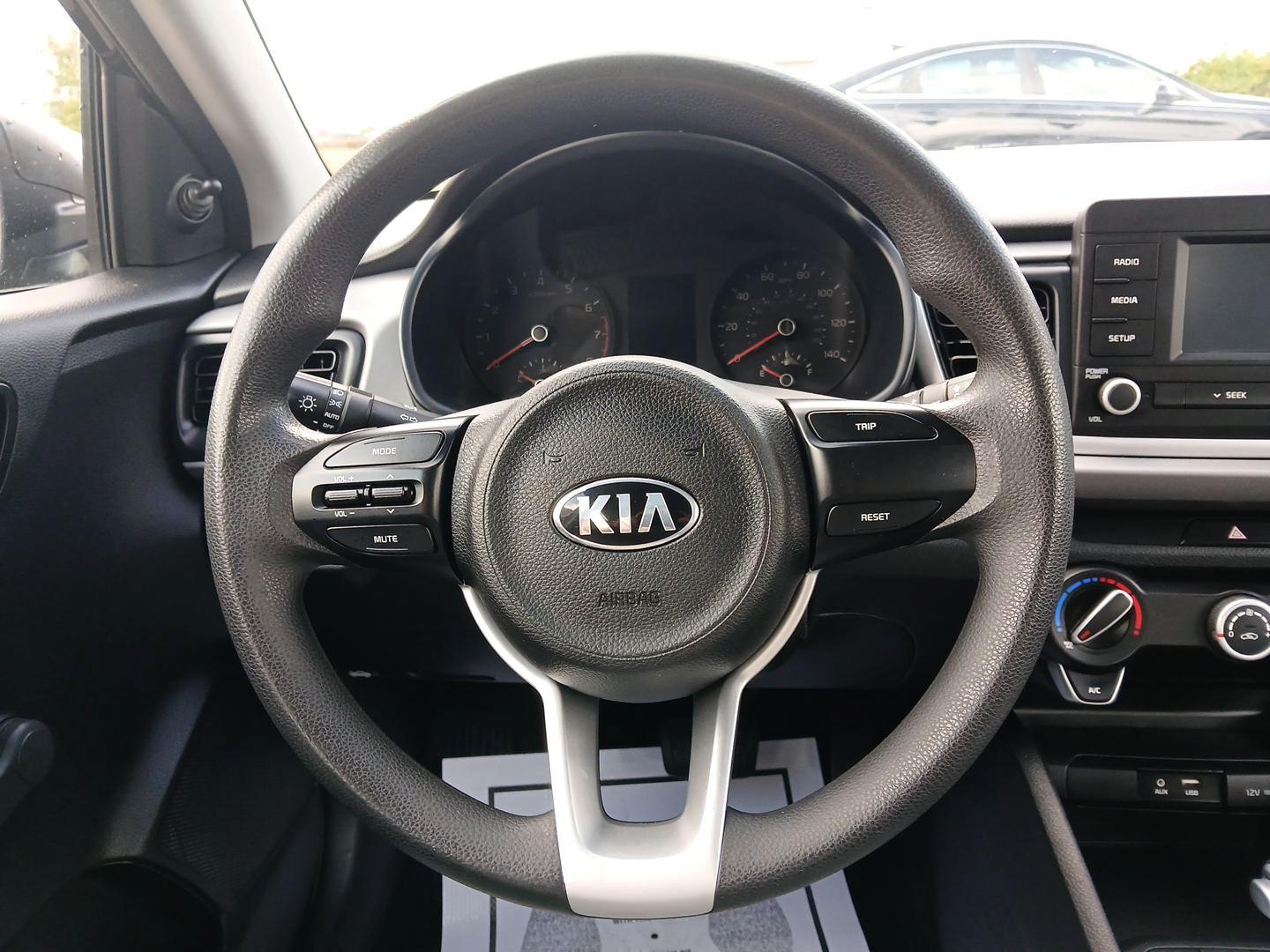 2018 Aurora Black Kia Rio S (3KPA24AB8JE) with an 1.6L L4 DOHC 16V engine, 6A transmission, located at 880 E. National Road, Vandalia, OH, 45377, (937) 908-9800, 39.892189, -84.181015 - Photo#15