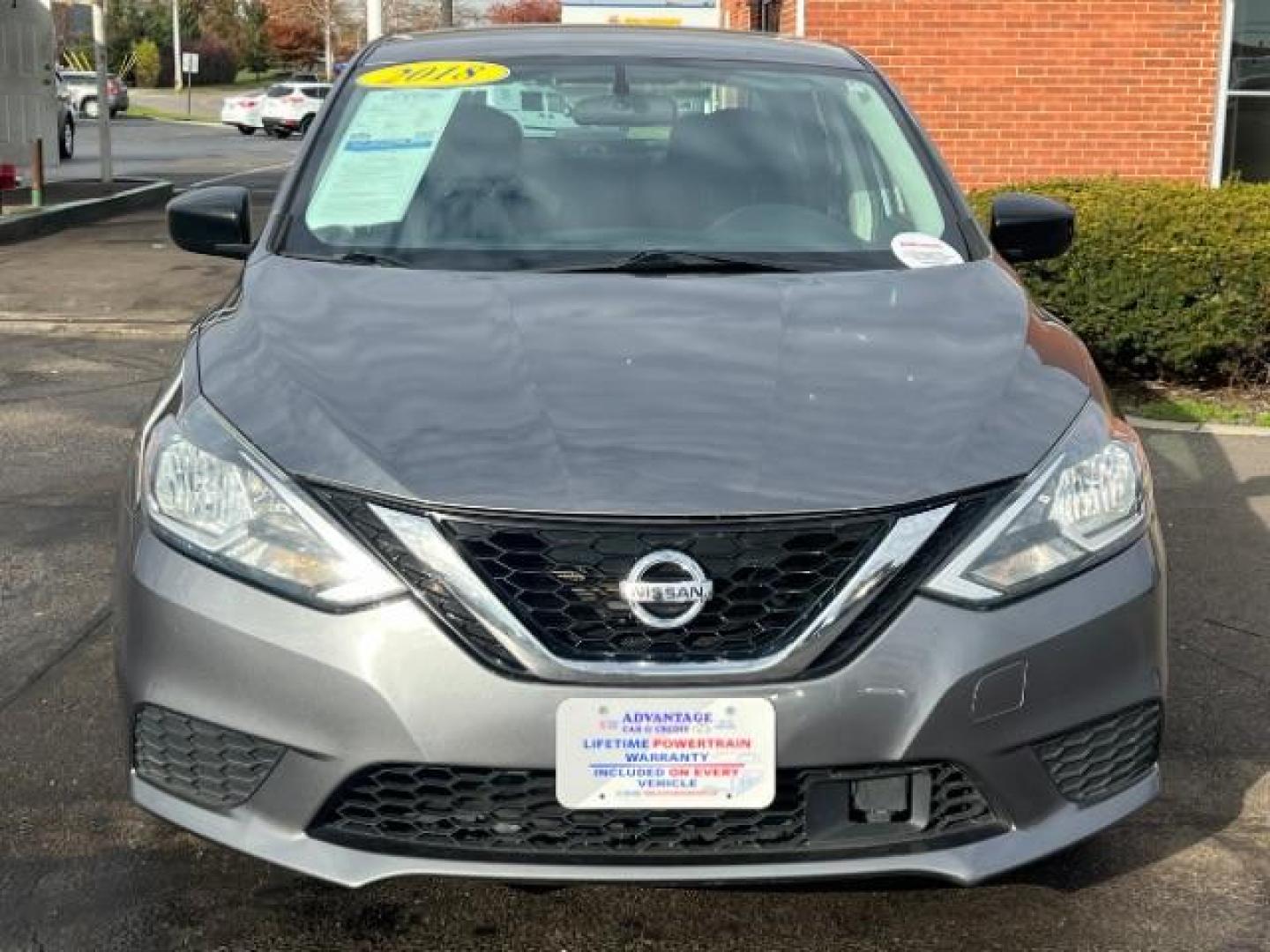 2018 Gray Nissan Sentra S (3N1AB7AP6JY) , located at 1230 East Main St, Xenia, OH, 45385, (937) 908-9800, 39.687321, -83.910294 - Photo#1